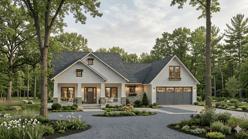 B+COM ONE（SYGN HOUSE） HPG-1800CN-1: The Misty Ridge House Plans