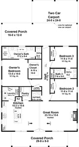 HPG - 1800EN - 1: The Wild Fern Cove - House Plan Gallery