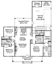 HPG - 1812N - 1: The Riverbend Oaks - House Plan Gallery