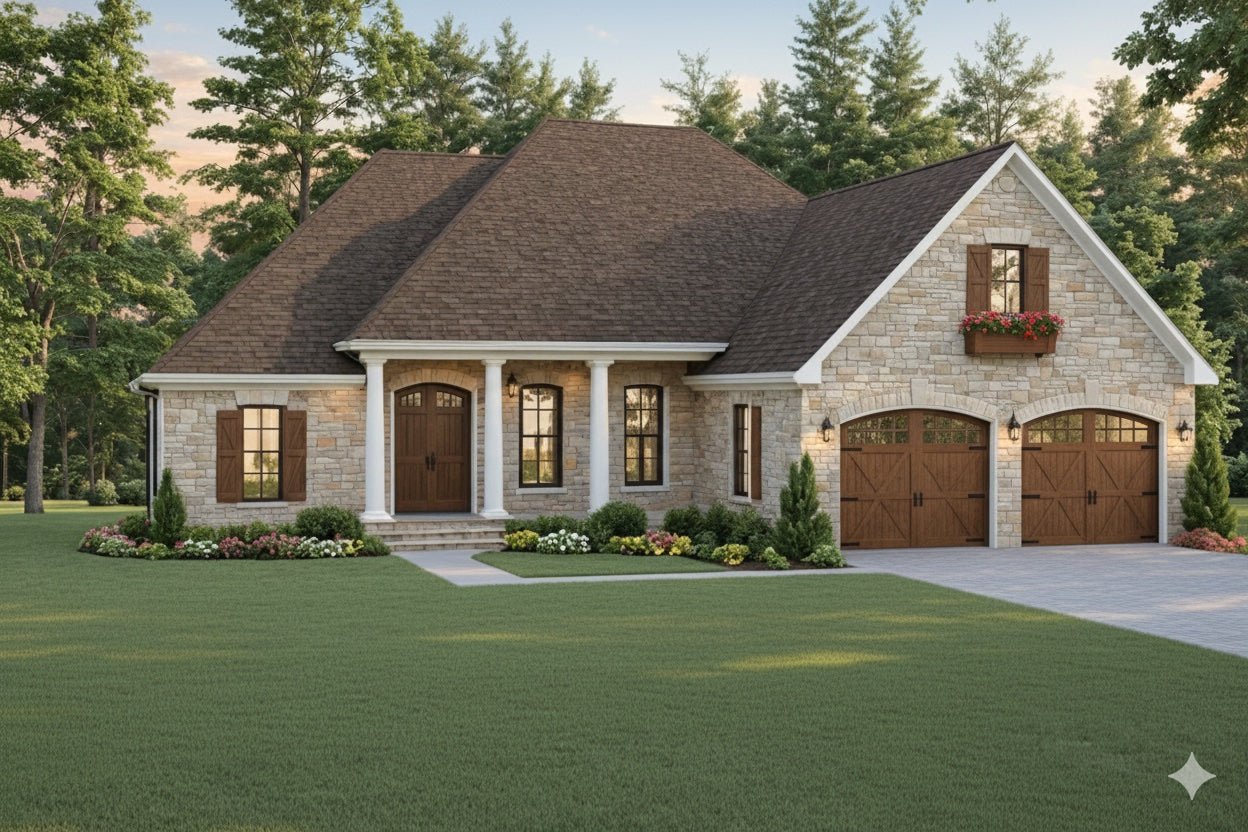 HPG - 1837N - 1: The Stonemont - House Plan Gallery