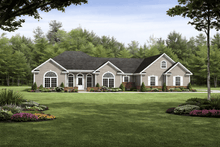 HPG - 1992B - 1: The Ridgeland Heights - House Plan Gallery