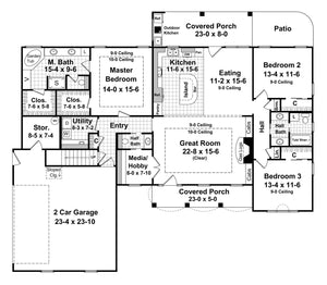 HPG - 20002N - 1: The Whispering Stream - House Plan Gallery