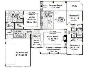 HPG - 2000BN - 1: The Willowmist Creek - House Plan Gallery