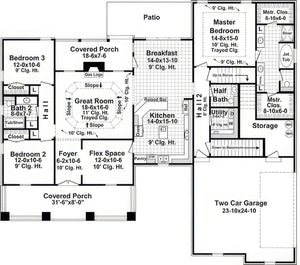 HPG - 2085N - 1: The Laurel Springs - House Plan Gallery