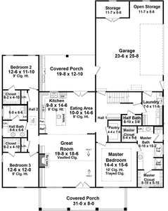 HPG - 2107N - 1: The Moss Creek Hollow - House Plan Gallery
