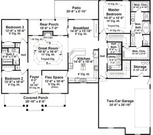 HPG - 2108CN - 1: The Meadowlark Bend - House Plan Gallery