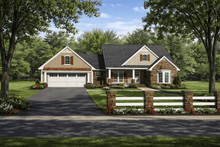 HPG - 2258 - 1: The Hampton Square - House Plan Gallery