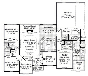 HPG - 2389N - 1: The Sunflower Trace - House Plan Gallery