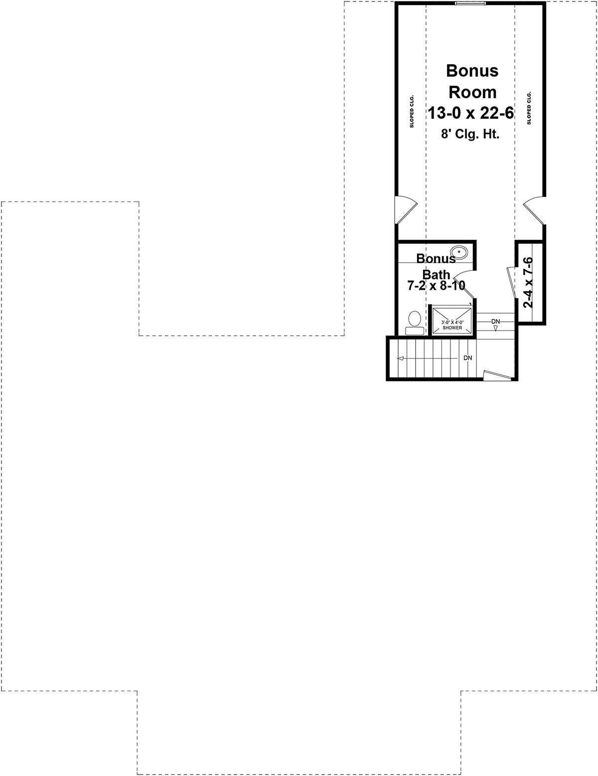 HPG-2107-1 bonus room floor plans
