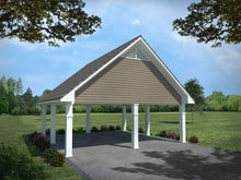 HPG-0613-1: The Traditional Carport - House Plan Gallery