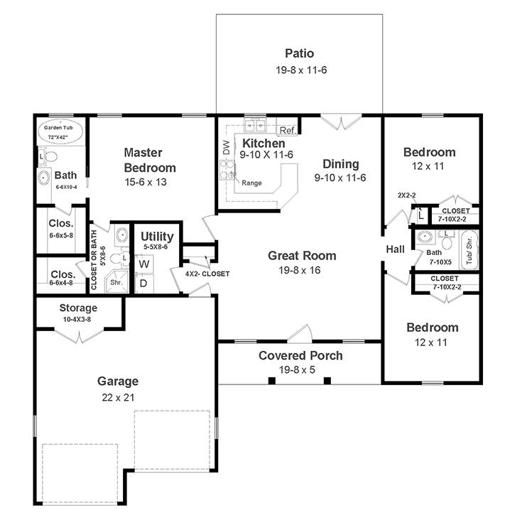 HPG-1426-1: The Sheila - House Plan Gallery