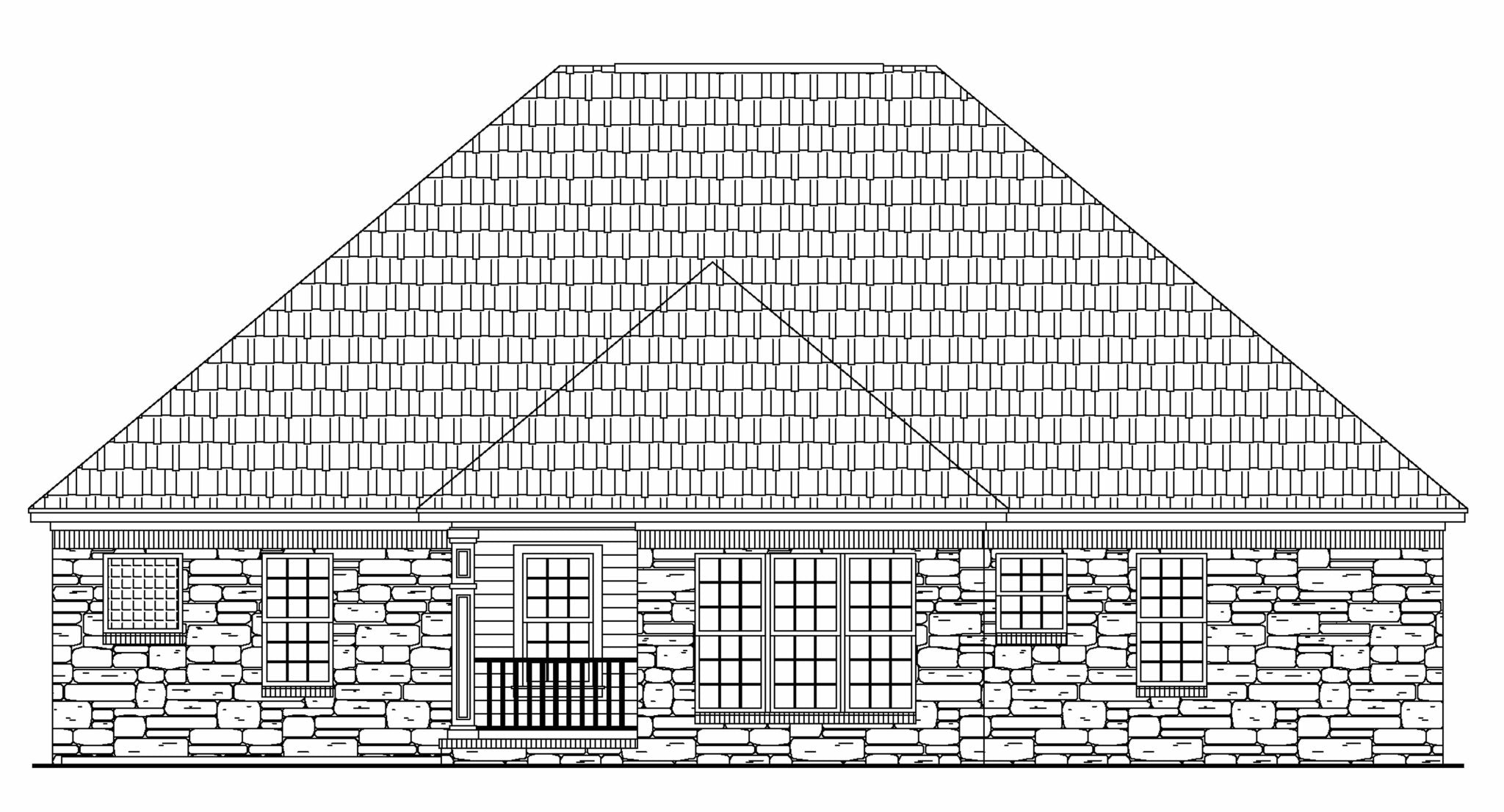 HPG-1600M-1: The Oak Ridge - House Plan Gallery