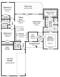 HPG-1604-1: The Canebrake - House Plan Gallery
