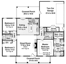 HPG-1636-1: The Iris Court - House Plan Gallery