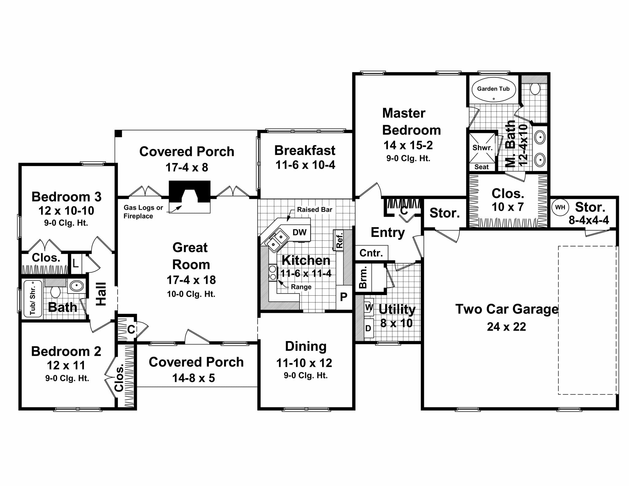 HPG-1638-1: The Montrose - House Plan Gallery