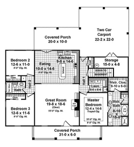 HPG-1658-1: The Cypress Lane - House Plan Gallery