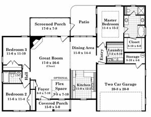 HPG-1700B-1: The Brook - House Plan Gallery