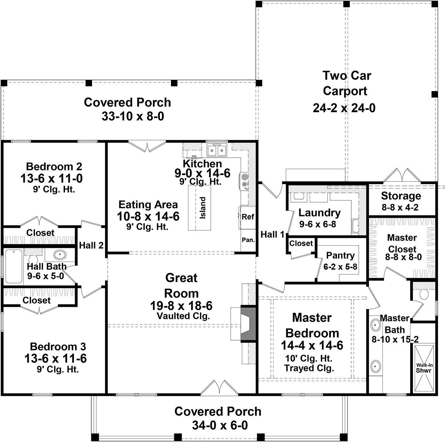 HPG-18009-1: The Red Oak - House Plan Gallery