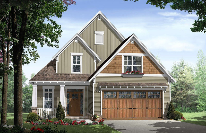 s*6様 house on the hill 90tops HPG-1802B-1: The Hillcrest House Plans
