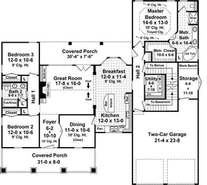HPG-1816C2-1: The Oakland - House Plan Gallery