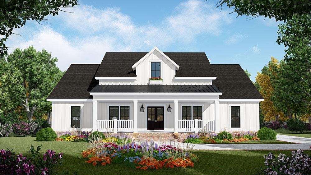 Attractive 3 Bedroom 2 Bath Brick House Plan 11773hz Contemporary