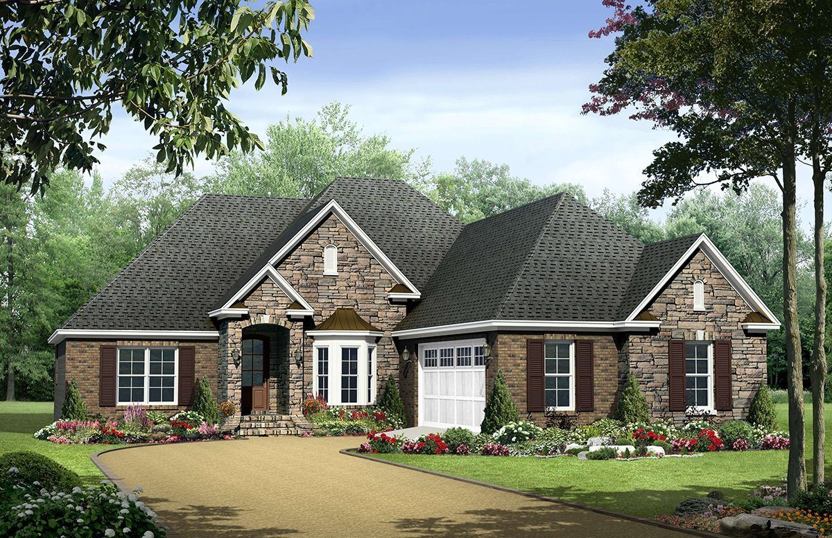 HPG-1917-1: The Greystone Heights - House Plan Gallery