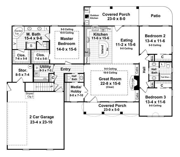HPG-20002-1: The Forrest Wood - House Plan Gallery