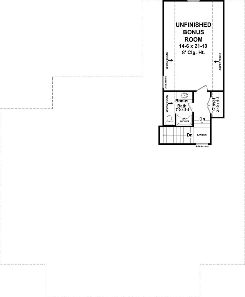 HPG-2041-1: The White Oak - House Plan Gallery