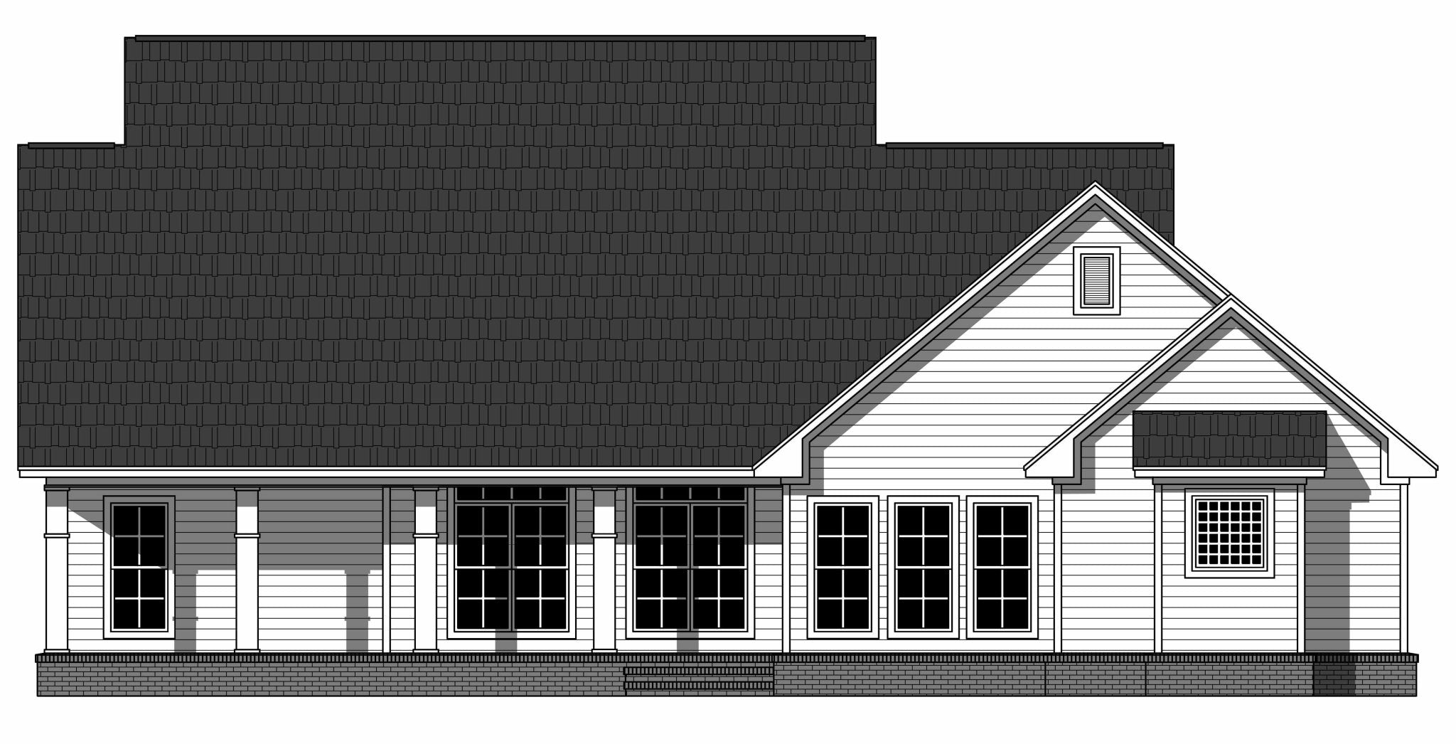HPG-2150-1: The Shelton Road - House Plan Gallery