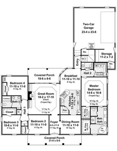 HPG-2200C-1: The Avondale Court - House Plan Gallery