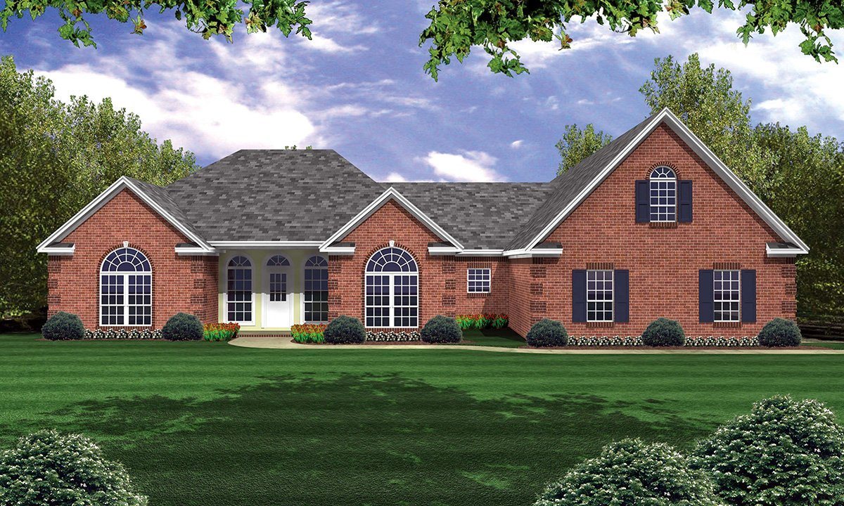 HPG-22513-1: The Peach Orchard - House Plan Gallery