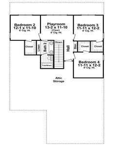 HPG-2300B-1: The Tanglewood Lane - House Plan Gallery