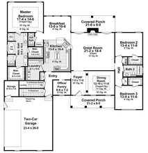 HPG-2418-1: The Brookhollow Lane - House Plan Gallery