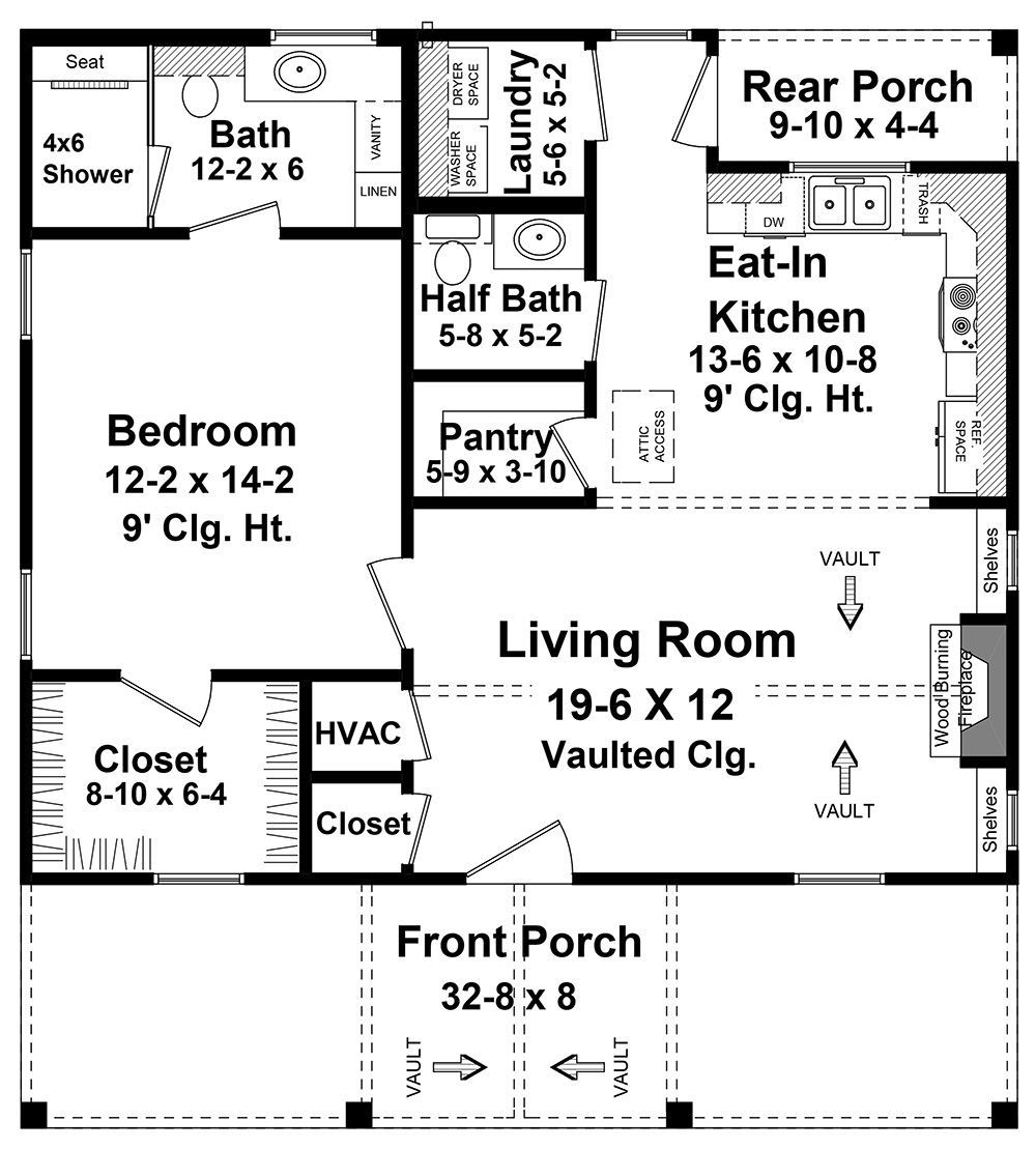 Hpg-872 - The Red Oak House Plans
